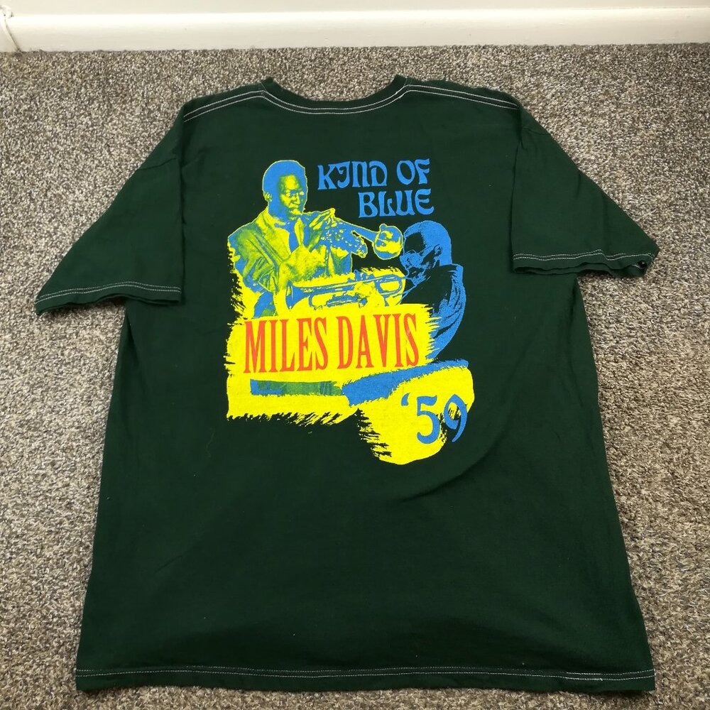 Miles Davis Kind Of Blue Shirt '59 Limited Edition Green Mens Large